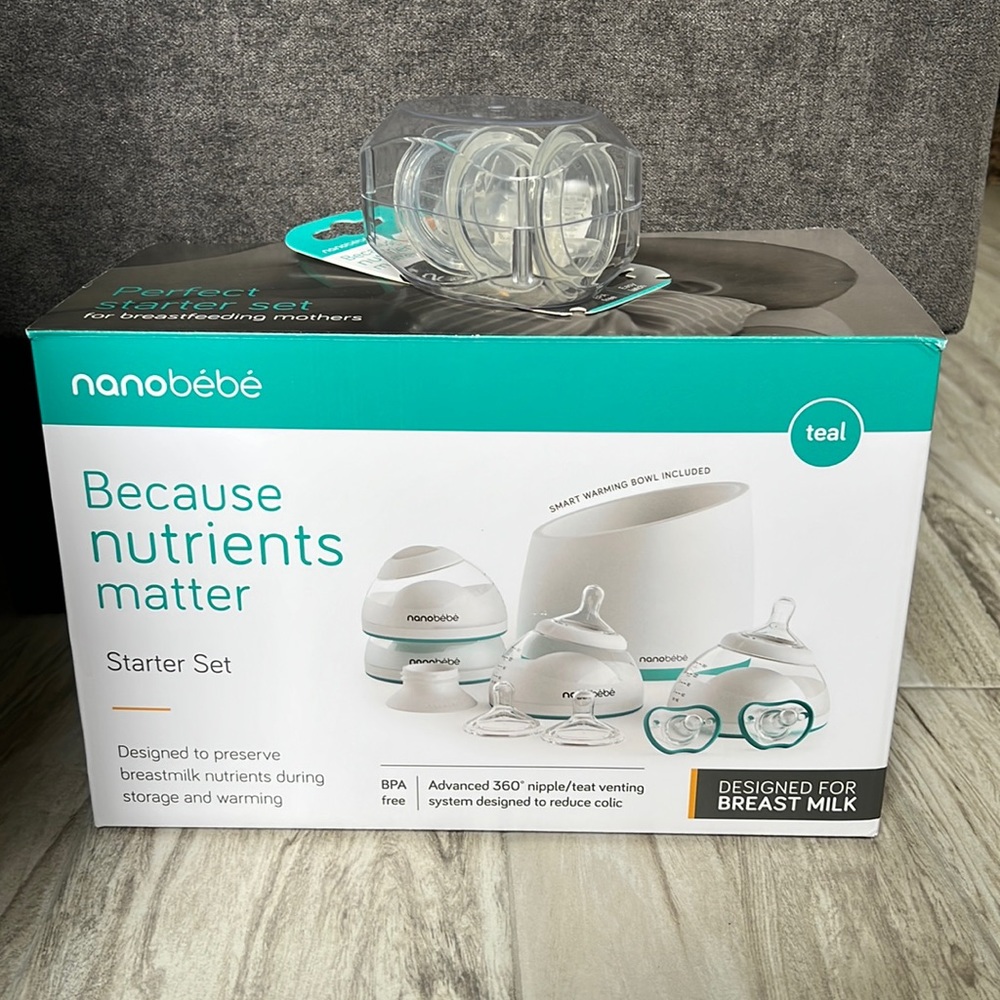 • Nanobebe bottle starter set plus more •